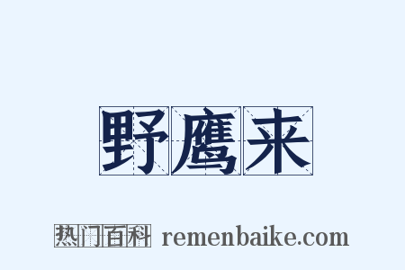 野鹰来是什么意思的图片